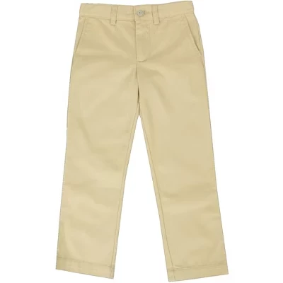 Брюки для школьной формы Galaxy Authentic Boy's с плоской передней частью цвета хаки