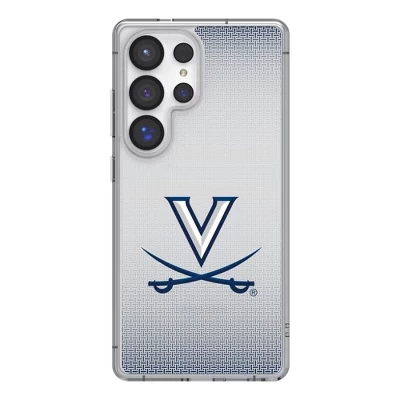 Льняной прозрачный чехол для мобильного телефона NCAA ACC Universities для Samsung Galaxy virginia cavaliers
