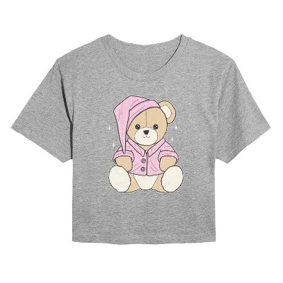 Женская футболка Instant Message Teddy Bear, серая