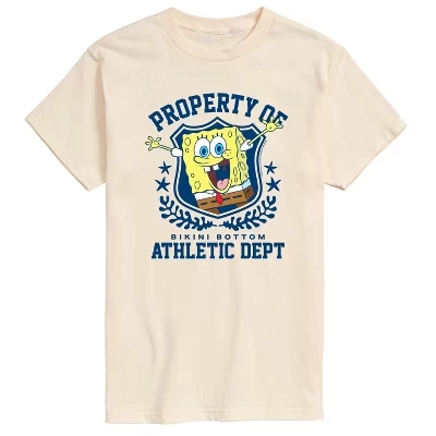 Мужская футболка SpongeBob, Bikini Bottom, кремовая