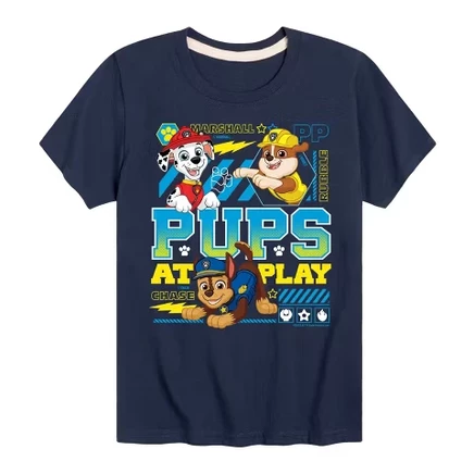 Футболка для мальчиков Paw Patrol Pups с принтом, синяя