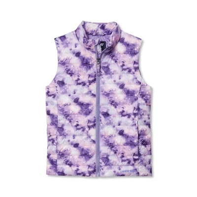 Жилет для девочек Lands End ThermoPlume, фиолетовый