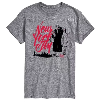 Мужская футболка с коротким рукавом New York City с графическим рисунком athletic heather