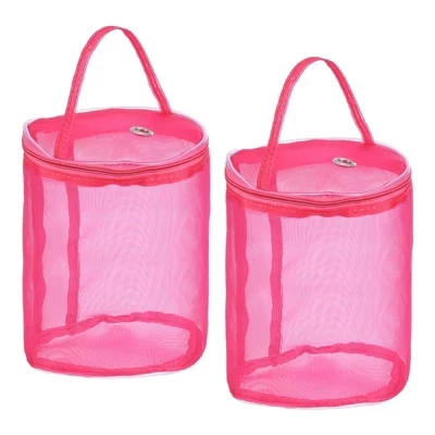 2 сумки для пряжи Unique Bargains, складные, красные