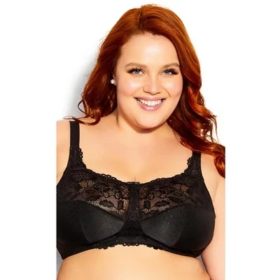 Женский бюстгальтер Avenue Lace без косточек, черный