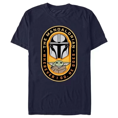 Мужская футболка STAR WARS Мандалорец, синяя