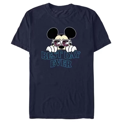 Мужская футболка Mickey & Friends Tropical Best Day Ever в тропическом стиле