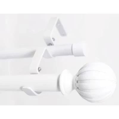 Карниз Urbanest Manhattan, двойной, 1″ и ¾″, белый