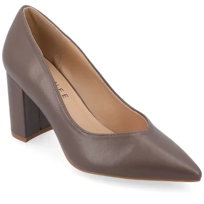 Женские лодочки Journee Collection Simonne, трюфельные