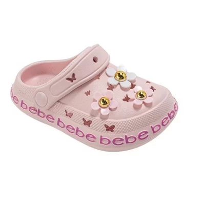 Детские сабо bebe из EVA, розовые
