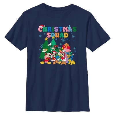 Футболка для мальчиков Mickey & Friends, синяя