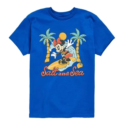 Футболка с коротким рукавом и рисунком Minnie Salt And Sea королевского синего цвета