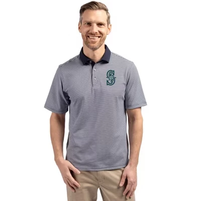 Мужская поло Cutter & Buck Virtue Eco Pique, многоцветная