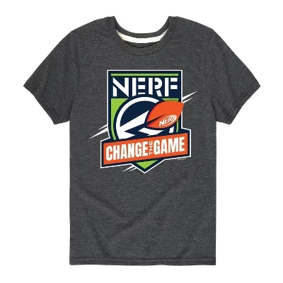 Футболка для мальчиков Nerf Change The Game, угольно-серая