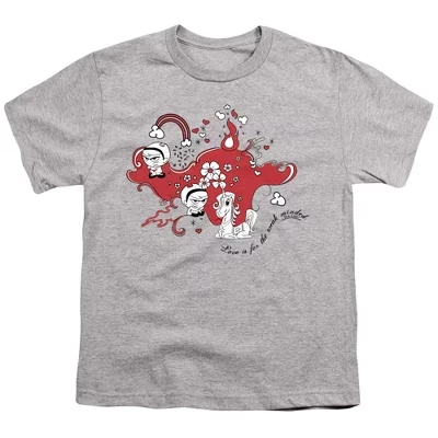 Boys' Grim Adventures Of Billy Mandy Love Is For The Weakminded. T-Shirt athletic heather