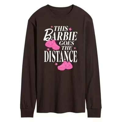 Мужской лонгслив Barbie Goes the Distance, коричневый