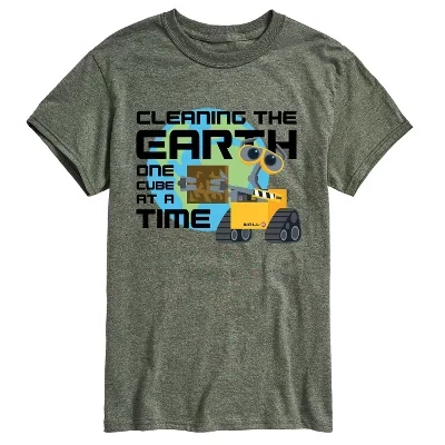Мужская футболка с коротким рукавом Cleaning the Earth с графическим рисунком