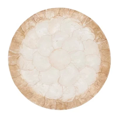 Подставки Saro Lifestyle Capiz Glow, 4 шт., золотистые