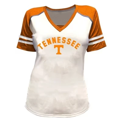 Женская футболка больших размеров NCAA Tennessee Volunteers с V‑вырезом