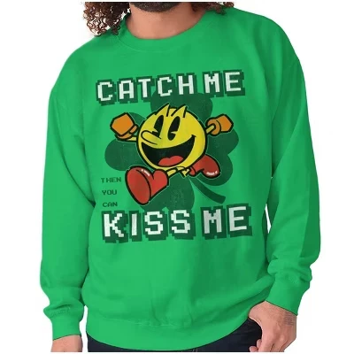 Мужская или женская толстовка PACMAN St Paddys 