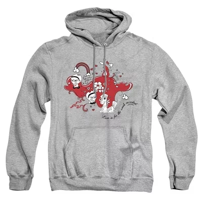 Men's Grim Adventures Of Billy Mandy Love Is For The Weakminded. Pull-Over Hoodie athletic heather