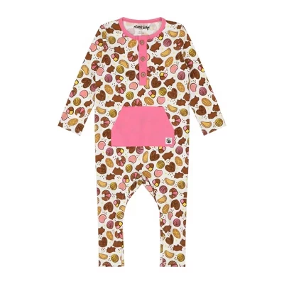 Детский комбинезон–кенгуру с карманами - принт Pan Dulce с принтом pan dulce