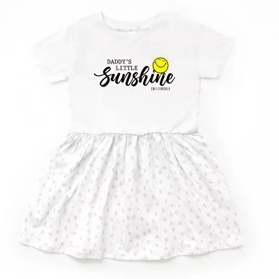 Детское платье SmileyWorld Daddy's Little Sunshine белое пятно