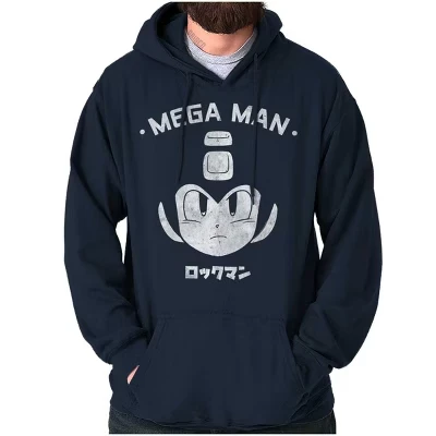 Классическая видеоигра Mega Man RockMan Hoodie Толстовка с капюшоном Женская мужская лицензионная
