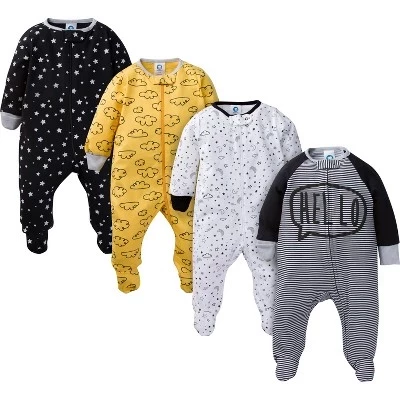 Комплект из 4 слипов Gerber Sleep N Play для мальчика, со звездами