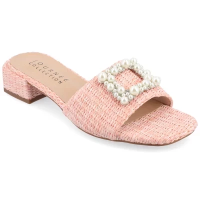 Женские сандалии Journee Collection Justina, розовые
