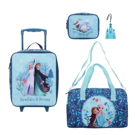 Детский дорожный набор Frozen Elsa и Anna, 4 предмета