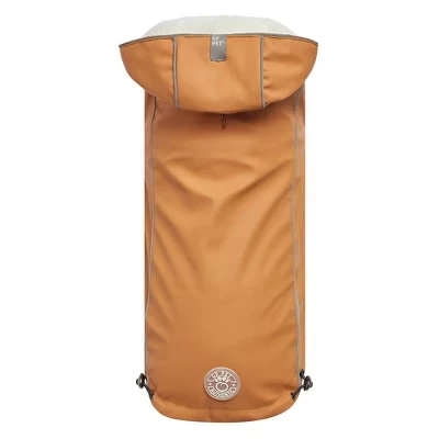 Дождевик для собак GF Pet Elasto-FIT утепленный, ореховый