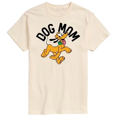Мужская футболка Disney Pluto Dog Mom с принтом, кремовая