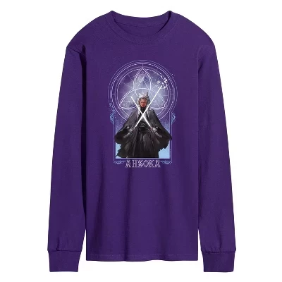 Men's -  - Celestial Ahsoka Long Sleeve Graphic T-Shirt purple