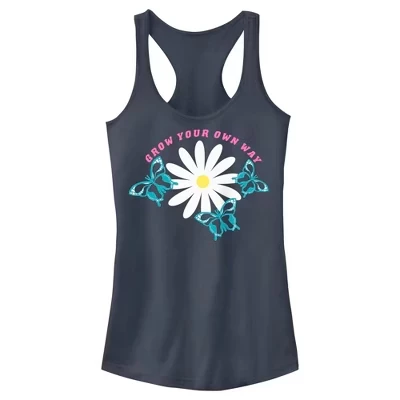 Женская майка для юниоров Lost Gods Grow Your Own Way Racerback цвета индиго