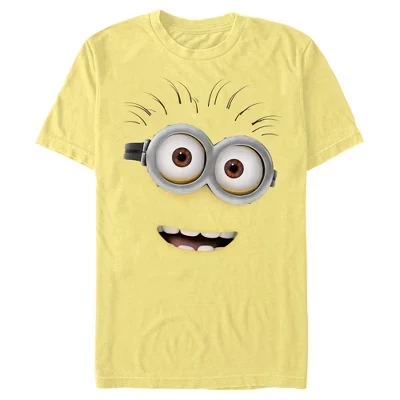 Мужская футболка с бананом и открытым ртом Minions Phil Big Face