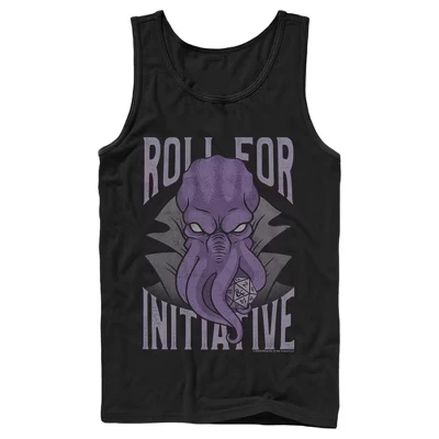 Мужская майка Dungeons & Dragons Illithid, черная