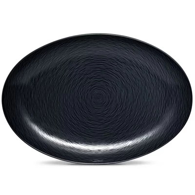 Поднос Noritake Colorscapes овальный, черный