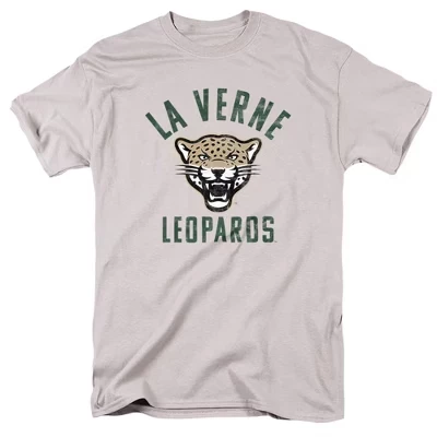 Мужская футболка NCAA La Verne Leopards с логотипом, серебристая