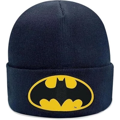 Шапочки с логотипом Batman & Superman для детей и взрослых, теплая зимняя шапка Batman & Superman синего цвета