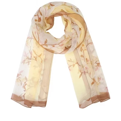 Women's Floral Lightweight Satin 50s Sunscreen Head Wrap Scarves for Summer 1 Pc style-11