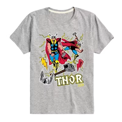 Футболка с коротким рукавом и графическим рисунком в стиле Thor Stickers athletic heather