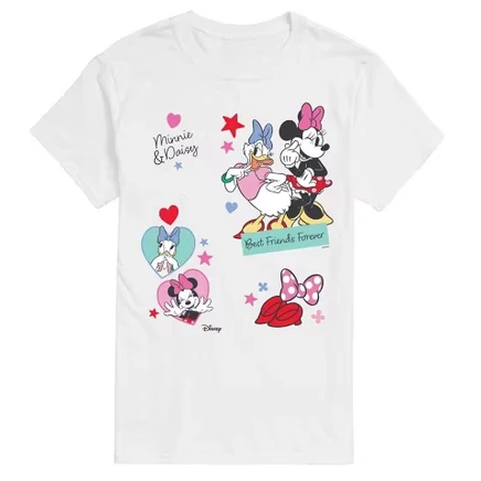 Мужская футболка Disney Minnie и Daisy, белая