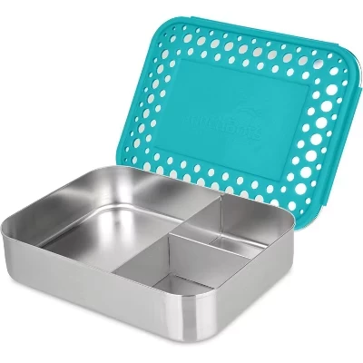 Ланч-бокс LunchBots Large Trio из нержавеющей стали, бирюзовый