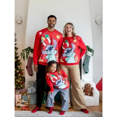 Семейная толстовка Disney Christmas Matching Красный красный