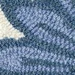 Ковер Capri с цветочным рисунком в помещении / на открытом воздухе .. цветочная лоза синего цвета