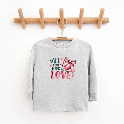 Лонгслив для девочек The Juniper Shop Love, серый