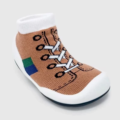 Носки для первой прогулки малыша - Runner brown