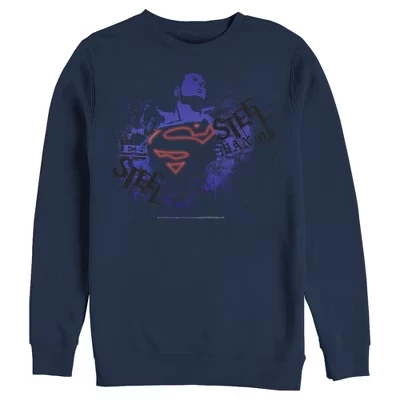 Мужская толстовка с неоновым принтом Superman Hero Graffiti