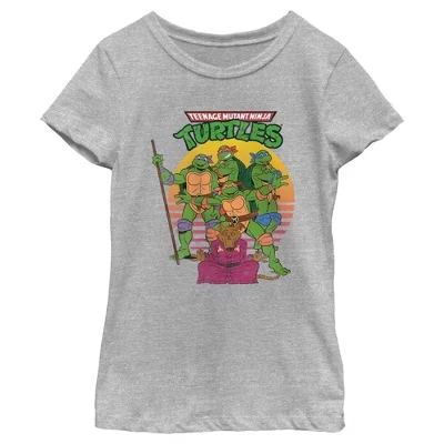 Футболка для девочек TMNT Master Splinter, меланжевая
